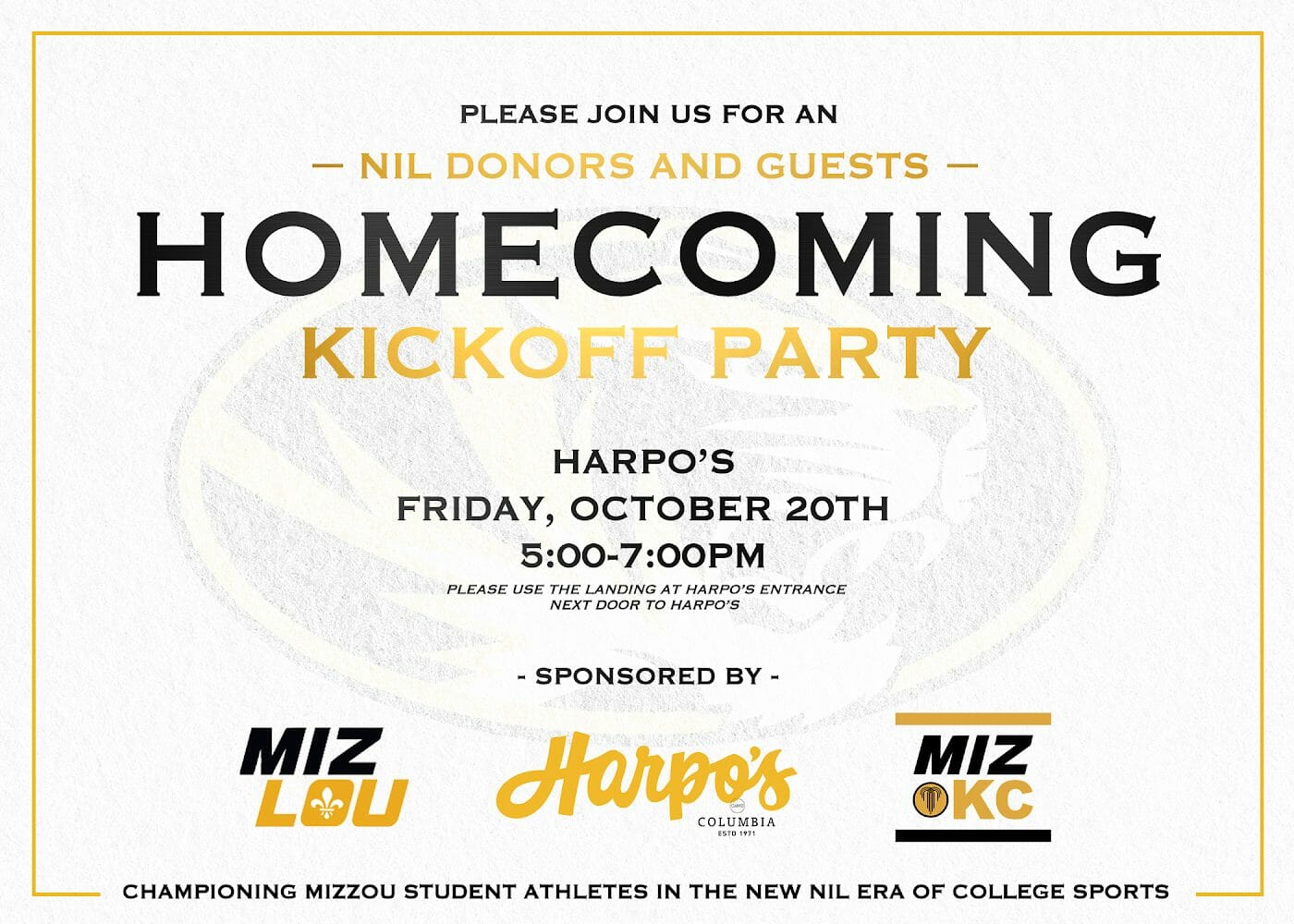 Homecoming Kickoff Party
