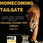 Homecoming tailgate